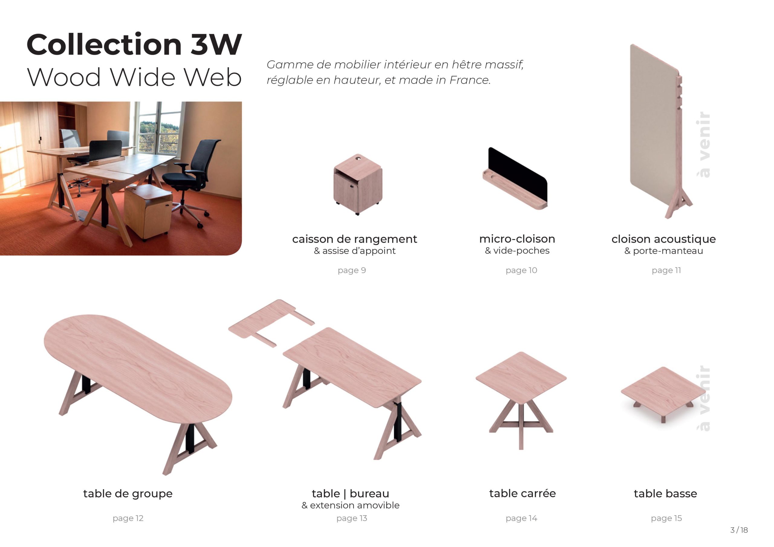 Catalogue au format pdf de la collection Wood Wide Web